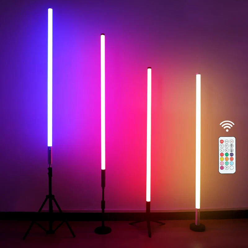 6Pcs TL-130Plus Rechargeable Battery Rgb Led Neon Tube Lights With Stand Bracket For DJ Dance Stage Party Events Both Lighting